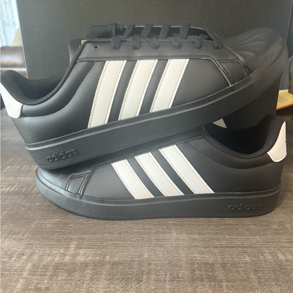 adidas Black and White Sneakers